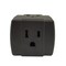 Projex Plug Adapter, Outlet Tap, 5-15P, Brown AB-26/01PRJ - alternate 4